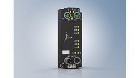 Foto de El mdulo EtherCAT Box EP3751-0260 con proteccin IP67 incorpora un acelermetro y un giroscopio, todo en uno
