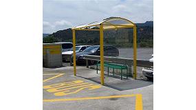 Foto de Martn Mena suministra una marquesina de autobs al Ayuntamiento de Albalat dels Tarongers