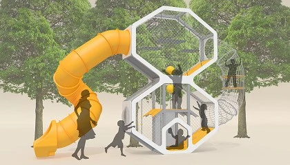Foto de La nueva serie Laberintos Verticales de Industrias Agapito transforma el juego infantil