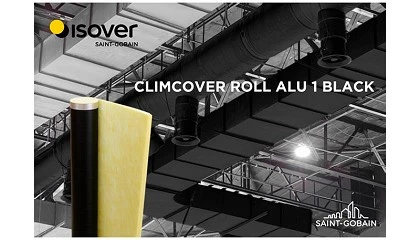 Foto de Saint-Gobain Isover lanza Climcover Roll Alu 1 Black, el primer aislamiento exterior de conductos metlicos con acabado negro