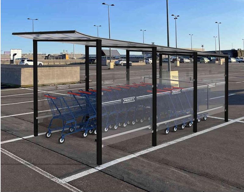 Foto de Refugio para carros de supermercado