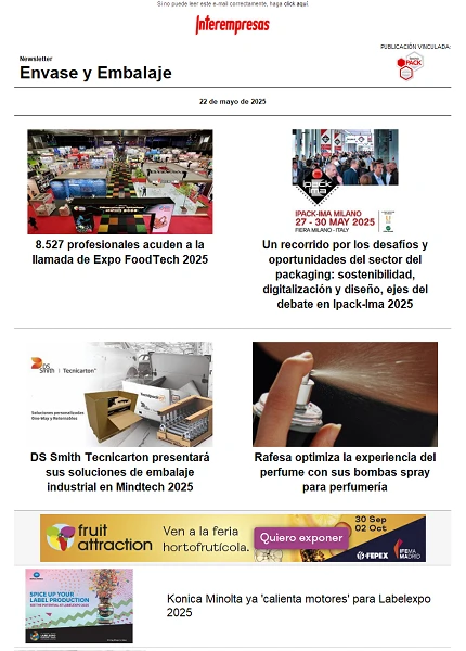 Newsletter Envase y Embalaje