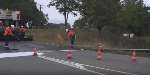 Slurry con fibra de Eurovia extenddido con Schäfer SL