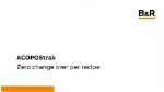 Adaptive manufacturing with ACOPOStrak: Zero-downtime batch changeover