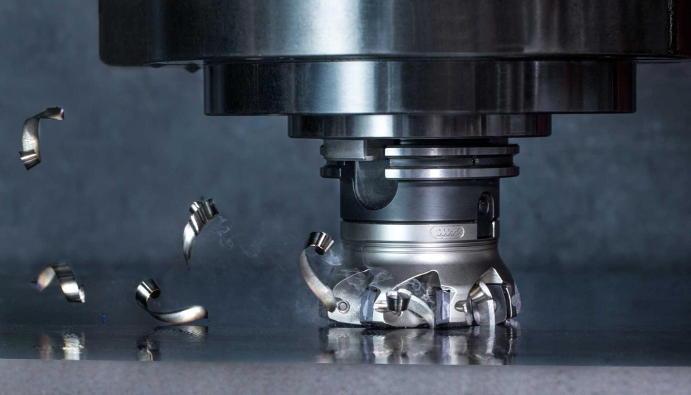 Para aquellos que quieren ‘un poco más’, el nuevo sistema de fresado de alto avance de WNT HFC 19 ofrece profundidades de corte de hasta 3,3 mm... Para aquellos que quieren ‘un poco más’, el nuevo sistema de fresado de alto avance de WNT HFC 19 ofrece profundidades de corte de hasta 3,3 mm...