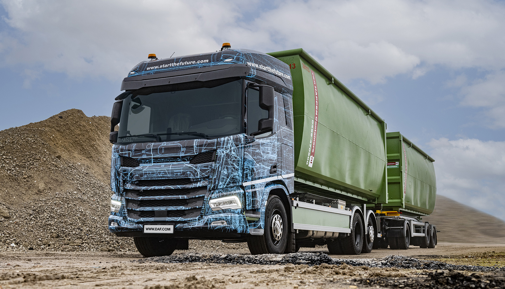 DAF Trucks está realizando pruebas de campo como fase final del desarrollo de sus camiones de distribución de Nueva Generación... DAF Trucks está realizando pruebas de campo como fase final del desarrollo de sus camiones de distribución de Nueva Generación...