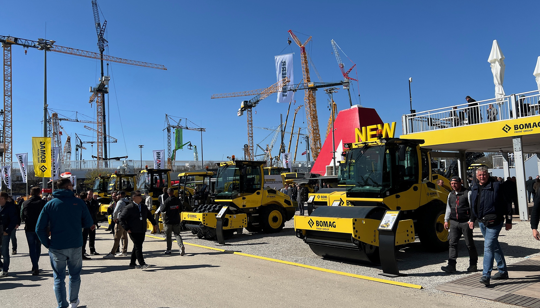 Stand de Bomag en Bauma Stand de Bomag en Bauma