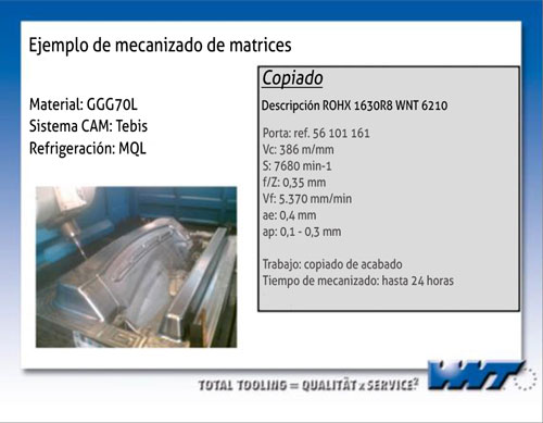 Prueba de mecanizado con WNT y Tebis Prueba de mecanizado con WNT y Tebis